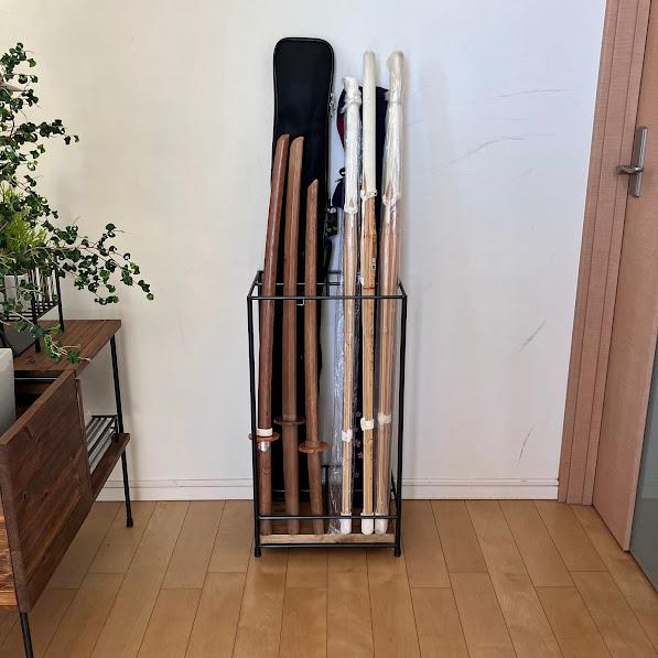 アイアン 竹刀立て／4分割タイプ　３台分