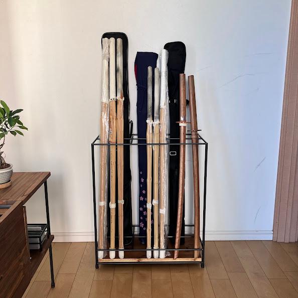 アイアン 竹刀立て/6分割タイプ 竹刀収納1枚目の画像