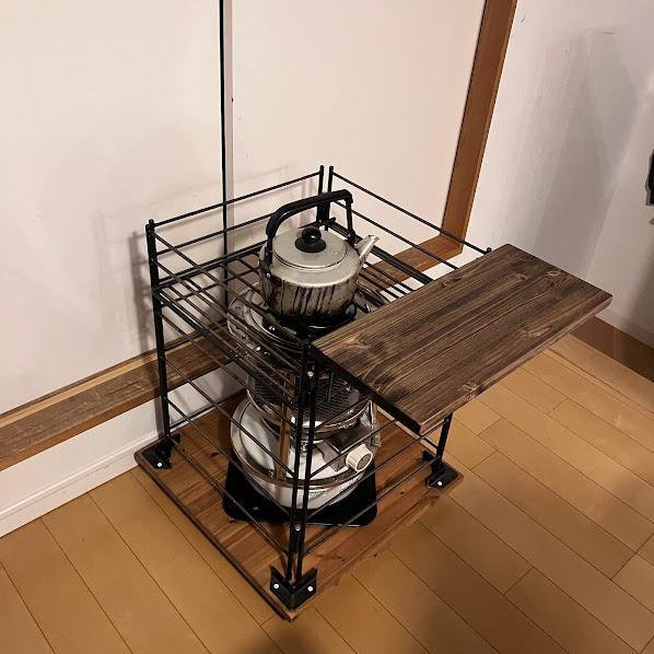 ストーブガード用の棚1枚目の画像